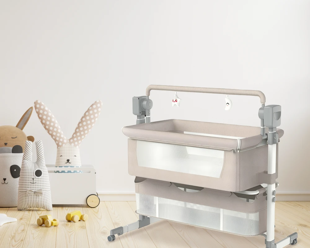 bedside bassinet rocking