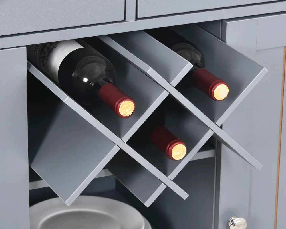 small kitchen cart with storage