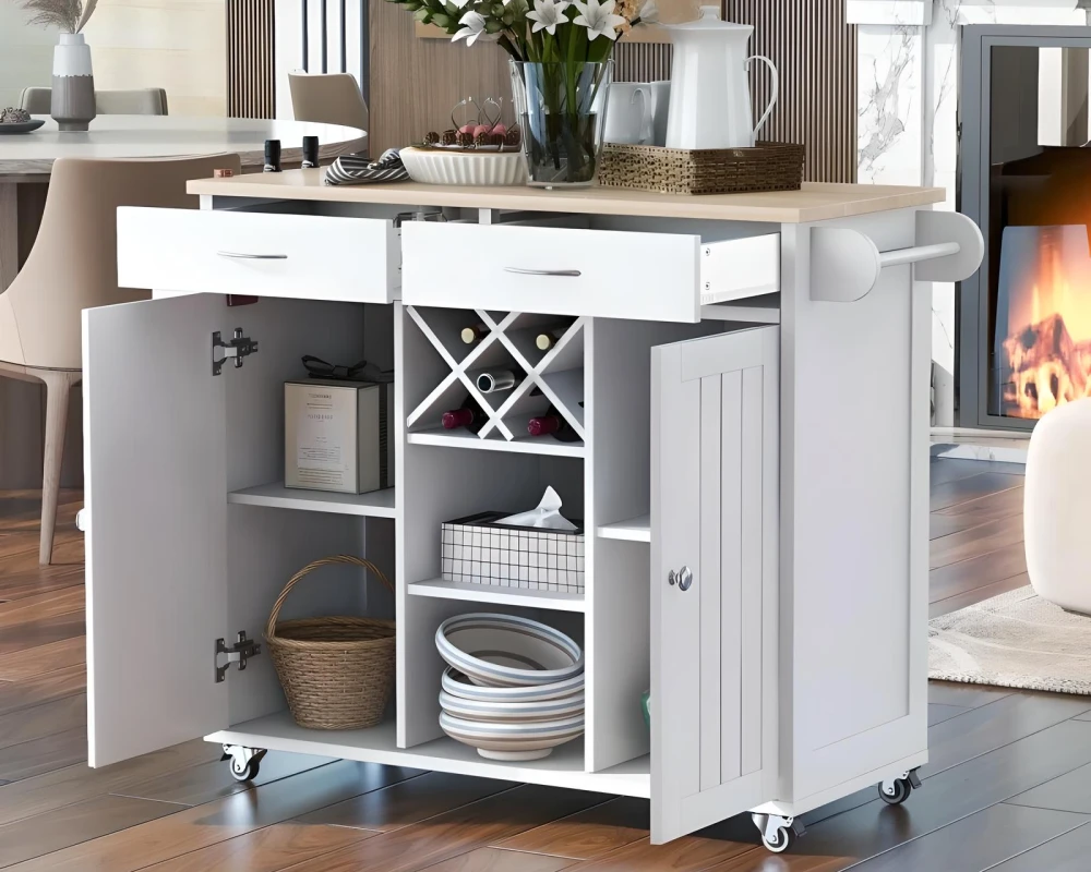 movable kitchen island small